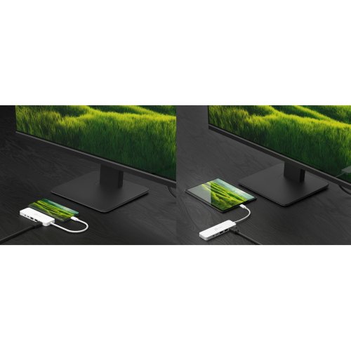 USB-хаб J5create JCD373E USB Type-C 6 in 1 (JCD373ER-N) Pink купити в Україні | Telemart фото