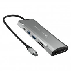 USB-хаб J5create JCD397 USB Type-C 9 in 1 (JCD397-N) Space Gray