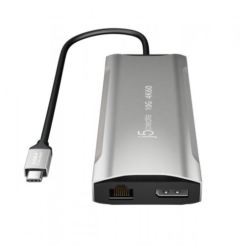 USB-хаб J5create JCD397 USB Type-C 9 in 1 (JCD397-N) Space Gray купити в Україні | Telemart фото