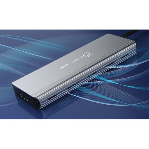 USB-хаб J5create JCD401 USB Type-C 7 in 1 (JCD401-N) Space Gray купити в Україні | Telemart фото