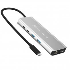 USB-хаб J5create JCD403 USB Type-C 6 in 1 (JCD403-N) Grey