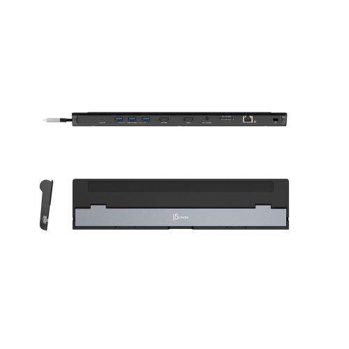 Док-станція J5create JCD542 Docking Station USB Type-C 10 in 1 (JCD542-N) Grey купити в Україні | Telemart фото