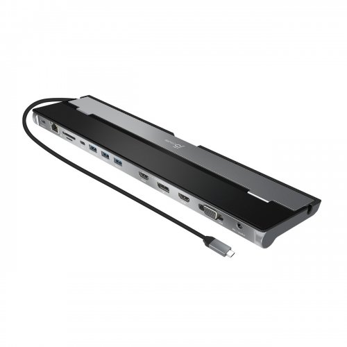 Док-станція J5create JCD543 Docking Station USB Type-C 10 in 1 (JCD543-N) Space Gray купити в Україні | Telemart фото