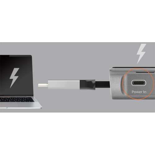 Док-станція J5create JCD543 Docking Station USB Type-C 10 in 1 (JCD543-N) Space Gray купити в Україні | Telemart фото
