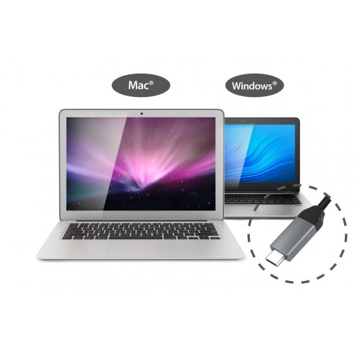Док-станція J5create JCD543 Docking Station USB Type-C 10 in 1 (JCD543-N) Space Gray купити в Україні | Telemart фото