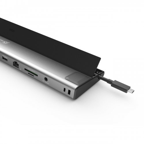 Док-станція J5create JCD554 Docking Station USB Type-C 12 in 1 (JCD554-N) Space Gray купити в Україні | Telemart фото