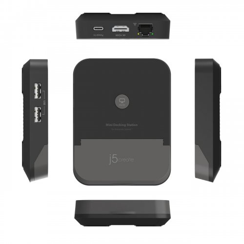 Док-станція J5create JCD620 Docking Station for Nintendo Switch USB Type-C (JCD620-N) Black купити в Україні | Telemart фото