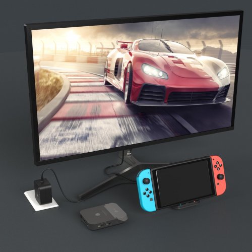 Док-станція J5create JCD620 Docking Station for Nintendo Switch USB Type-C (JCD620-N) Black купити в Україні | Telemart фото
