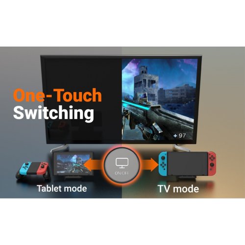 Док-станція J5create JCD620 Docking Station for Nintendo Switch USB Type-C (JCD620-N) Black купити в Україні | Telemart фото