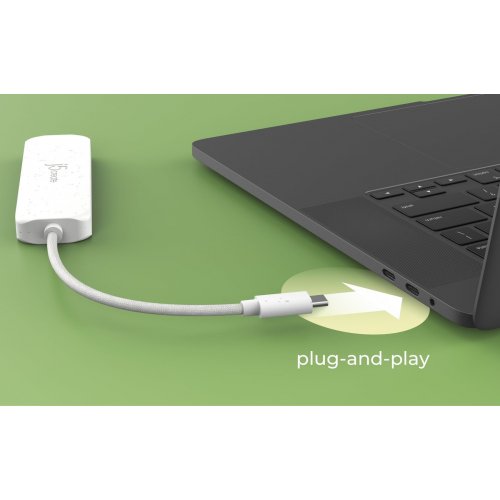 USB-хаб J5create JCH345E USB Type-C 4 in 1 (JCH345ER-N) Earth Rose купить в Украине | Telemart фото