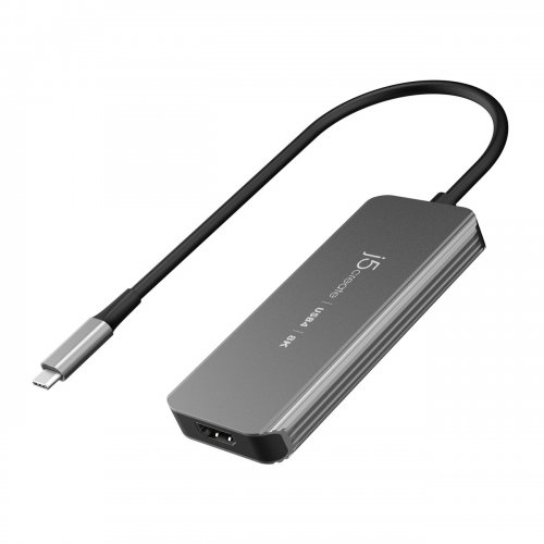 USB-хаб J5create JCH453 USB Type-C 5 in 1 (JCH453-N) Space Gray купити в Україні | Telemart фото