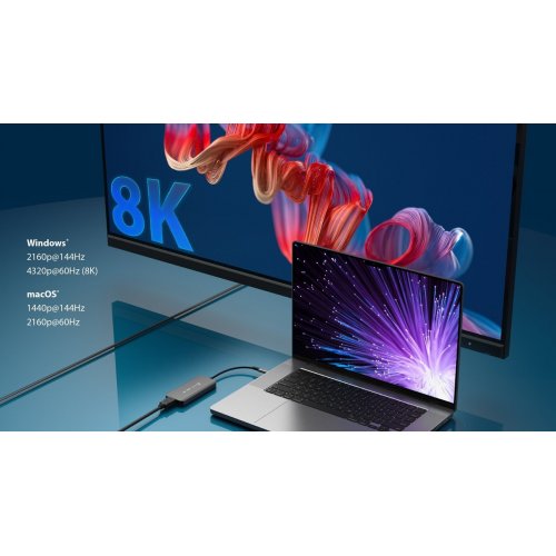 USB-хаб J5create JCH453 USB Type-C 5 in 1 (JCH453-N) Space Gray купити в Україні | Telemart фото