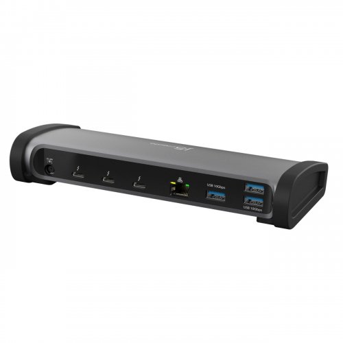 Док-станція J5create JTD562 Docking Station Thunderbolt 4 11 in 1 (JTD562-EN) Space Gray купити в Україні | Telemart фото