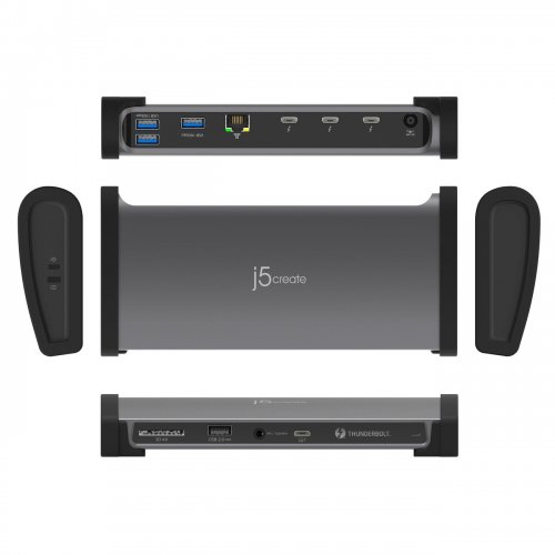Док-станція J5create JTD562 Docking Station Thunderbolt 4 11 in 1 (JTD562-EN) Space Gray купити в Україні | Telemart фото