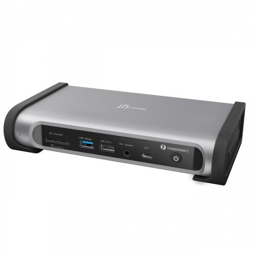 Док-станція J5create JTD568 Docking Station Thunderbolt 4 15 in 1 (JTD568-EN) Space Gray купити в Україні | Telemart фото