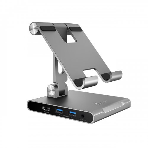 Док-станция J5create JTS224 Docking Station for iPad USB Type-C 8 in 1 (JTS224-N) Grey купить в Украине | Telemart фото