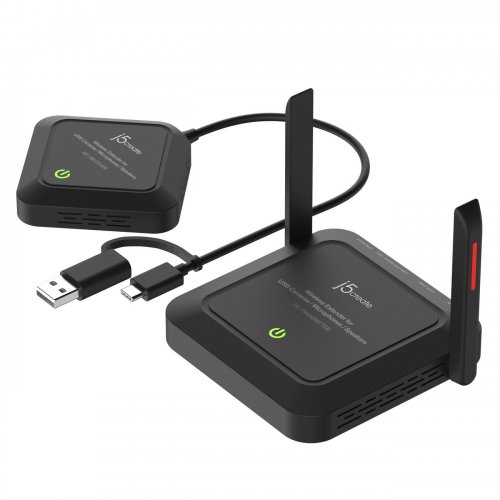 Бездротовий подовжувач J5create JVW120 Wireless USB Camera Extender 25 m (JVW120-N) Black купити в Україні | Telemart фото