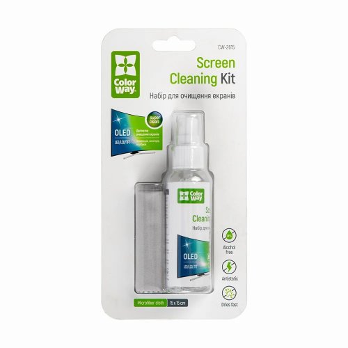 Набір для чищення ColorWay 2 in 1 Cleaning Kit 60ml (CW-2615) купити в Україні | Telemart фото