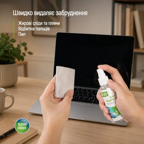 Набір для чищення ColorWay 2 in 1 Cleaning Kit 60ml (CW-2615) купити в Україні | Telemart фото