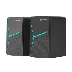 Акустическая система ColorWay 2.0 LED USB (CW-SPU01BK) Black