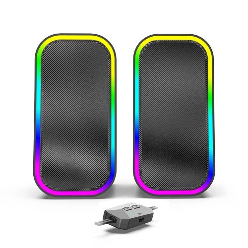 Акустическая система ColorWay Aura 2.0 USB/Bluetooth (CW-SPU02GR) Gray купить в Украине | Telemart фото