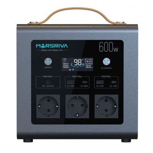 Зарядна станція Marsriva MP6 Plus 600W 512Wh купити в Україні | Telemart фото