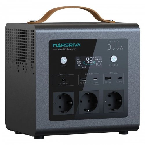 Зарядна станція Marsriva MP6 Plus 600W 512Wh купити в Україні | Telemart фото