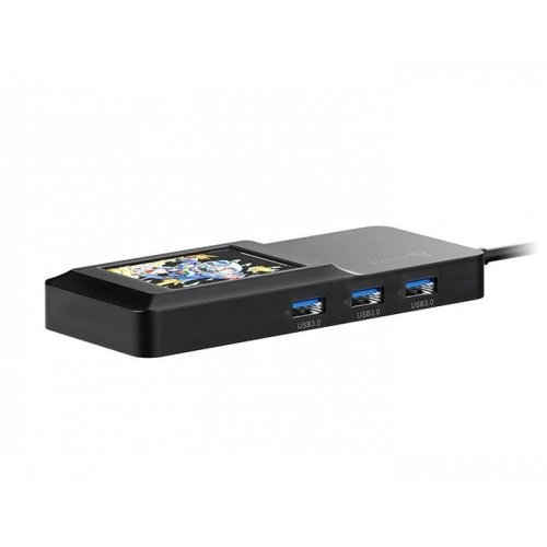 USB-хаб Ajazz AKP01E USB Type-C 8 in 1 (AKP01E-B) Black купити в Україні | Telemart фото
