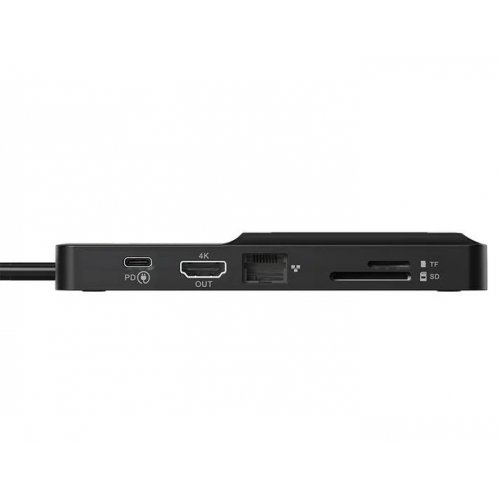 USB-хаб Ajazz AKP01E USB Type-C 8 in 1 (AKP01E-B) Black купити в Україні | Telemart фото