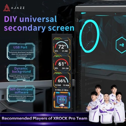 Экран Ajazz AKP02 Universal Screen 9.2" (AKP02-B) Black купить в Украине | Telemart фото