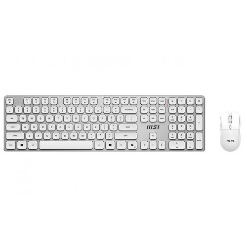 Игровой комплект MSI FORGE K210 COMBO Wireless White купить в Украине | Telemart фото
