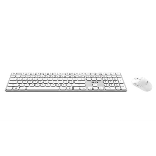 Игровой комплект MSI FORGE K210 COMBO Wireless White купить в Украине | Telemart фото