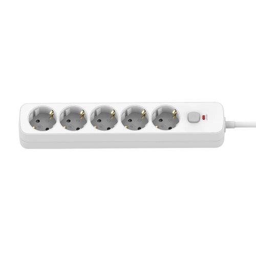 Мережевий фільтр ColorWay 2 м 5 розеток (CW-PSEA1052W) White купити в Україні | Telemart фото