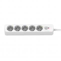 Мережевий фільтр ColorWay 3 м 5 розеток (CW-PSEA1653W) White