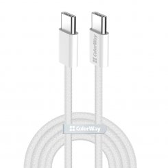 Кабель ColorWay USB Type-C to USB Type-C 60W 2m (CW-CBPDCC068-GR) Grey