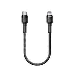 Кабель ColorWay USB Type-C to Lightning 20W 0.3m (CW-CBPDCL054-BK) Black