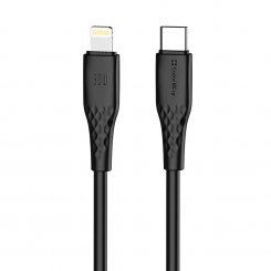 Кабель ColorWay USB Type-C to Lightning 30W 2m (CW-CBPDCL095-BK) Black