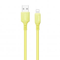 Кабель ColorWay USB to Lightning 2.4A 1m (CW-CBUL043-Y) Yellow