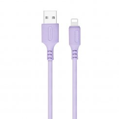 Кабель ColorWay USB to Lightning 2.4A 1m (CW-CBUL044-PU) Purple