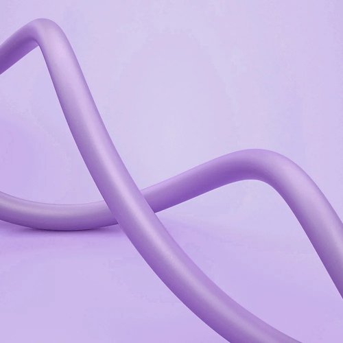 Кабель ColorWay USB to Lightning 2.4A 1m (CW-CBUL044-PU) Purple купити в Україні | Telemart фото