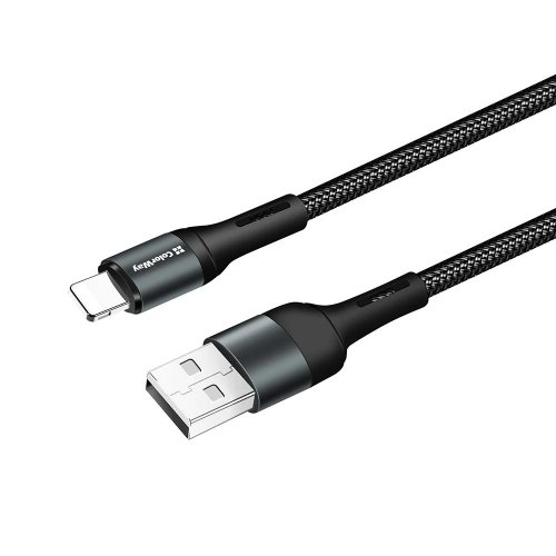 Кабель ColorWay USB to Lightning 2.4A 1m (CW-CBUL045-BK) Black купить в Украине | Telemart фото