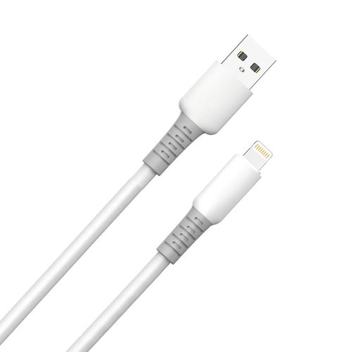 Кабель ColorWay USB to Lightning 3A 1m (CW-CBUL093-WT) White купити в Україні | Telemart фото
