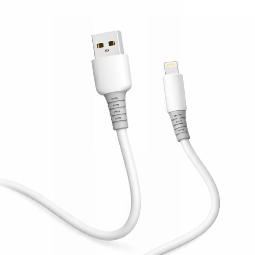 Кабель ColorWay USB to Lightning 3A 1m (CW-CBUL093-WT) White купити в Україні | Telemart фото