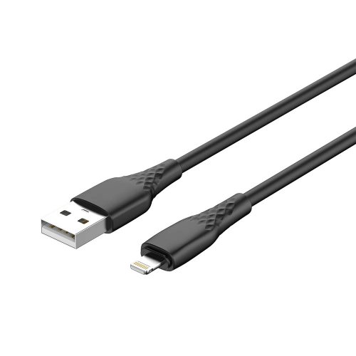Кабель ColorWay USB to Lightning 3A 2m (CW-CBUL095-BK) Black купить в Украине | Telemart фото