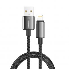 Кабель ColorWay USB to Lightning 3A 2m (CW-CBUL099-BK) Black