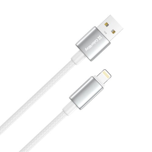 Кабель ColorWay USB to Lightning 3A 2m (CW-CBUL099-WT) White купити в Україні | Telemart фото