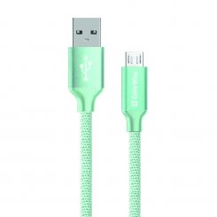 Кабель ColorWay USB to microUSB 2.1A 1m (CW-CBUM002-MT) Mint