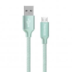 Кабель ColorWay USB to microUSB 2.4A 2m (CW-CBUM009-MT) Mint