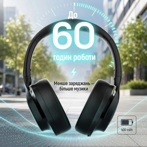 Навушники ColorWay AERO ANC (CW-HBT02BK) Black купити в Україні | Telemart фото