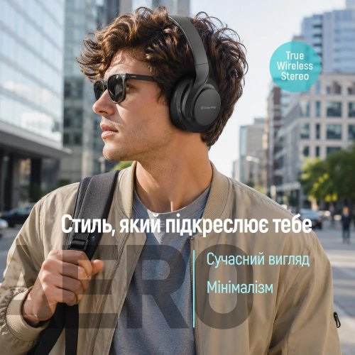Навушники ColorWay AERO ANC (CW-HBT02BK) Black купити в Україні | Telemart фото